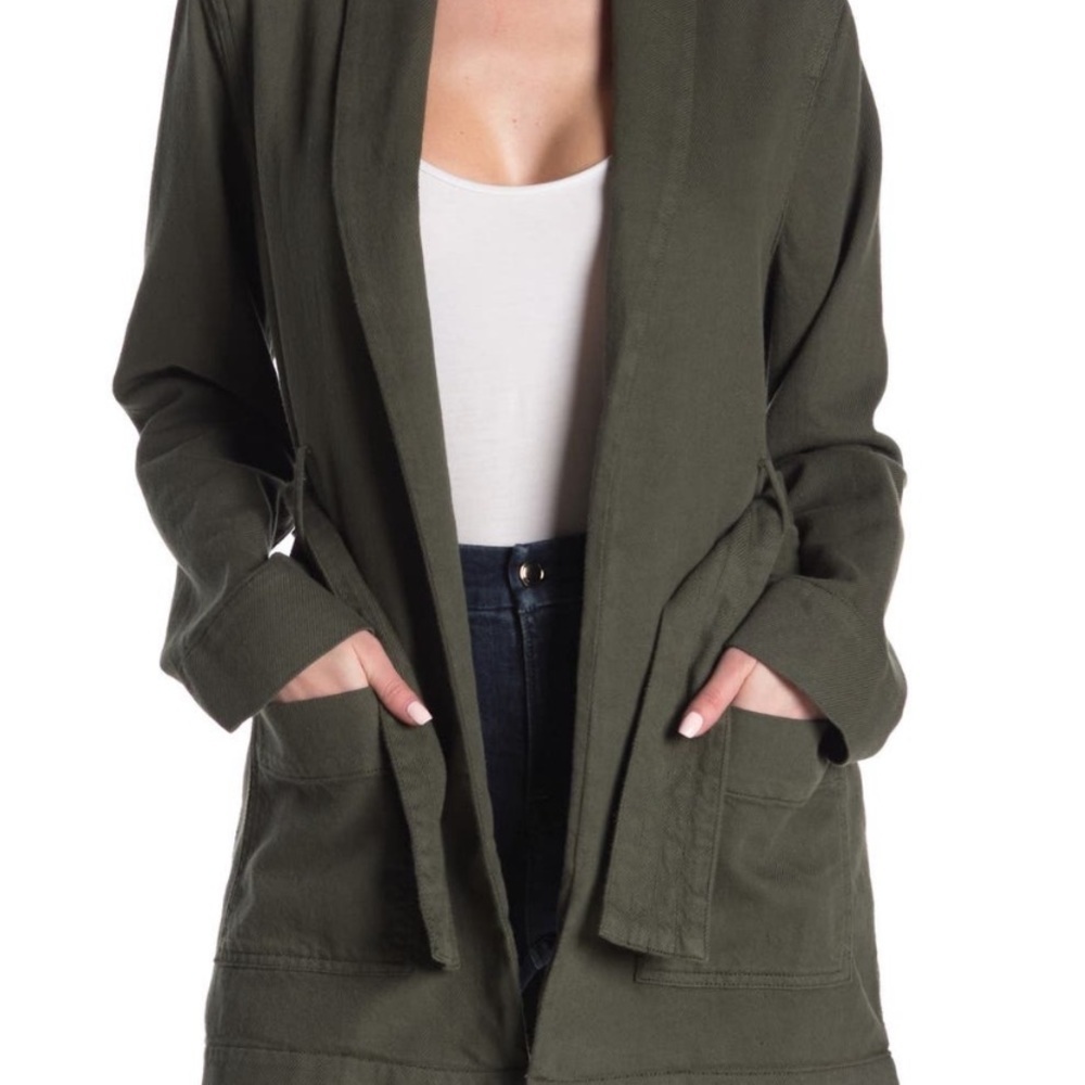 Good American - The Wrap Belted Jacket size 0 - Picture 2 of 4